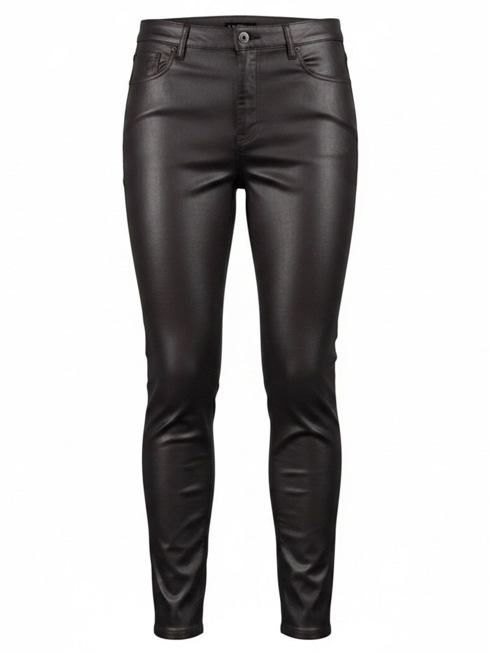 WHBM White House Black Market Women’s   Brown  Skinny Coated Jeans Size 14